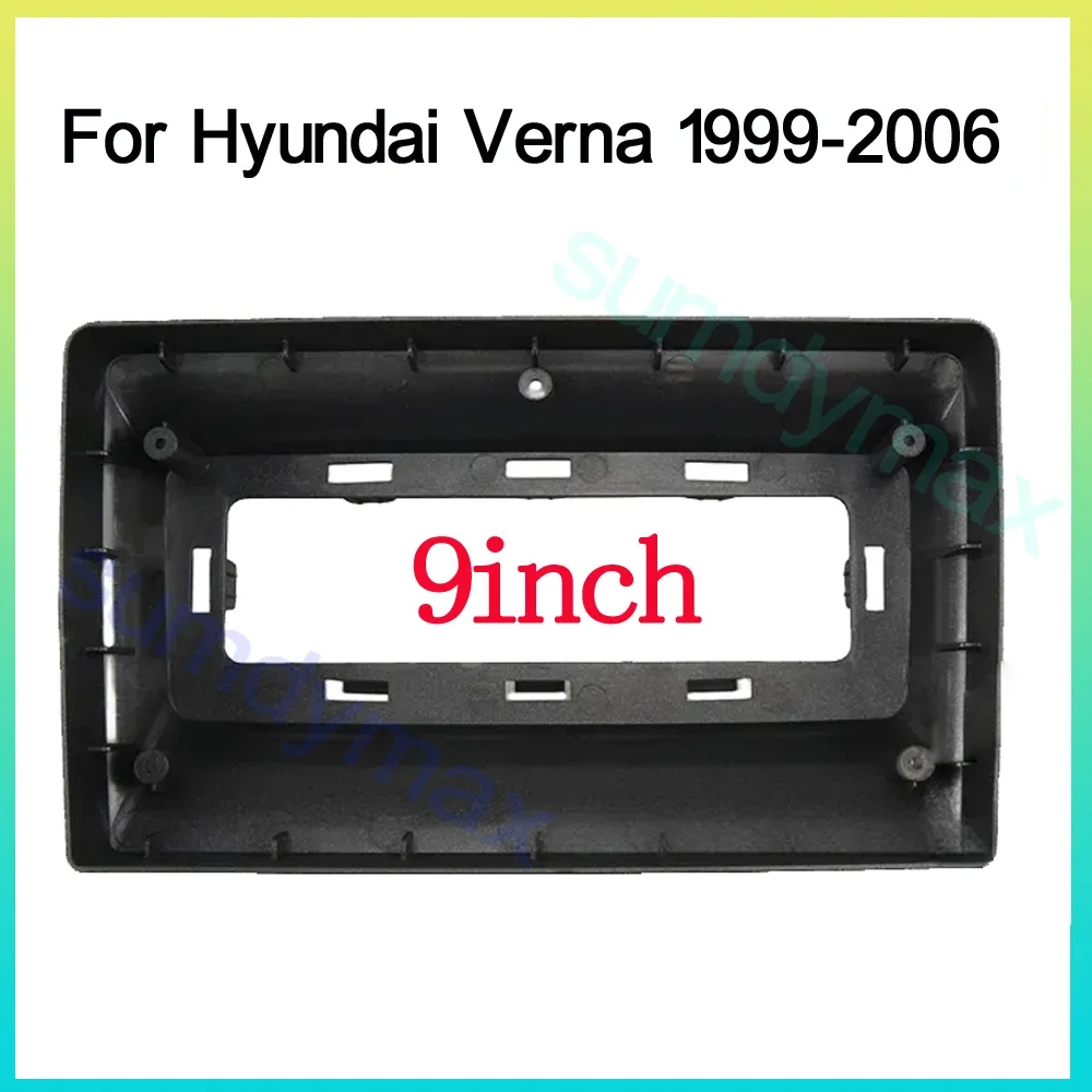 9 inch 2Din Car Radio Fascia For Hyundai Accent Verna 1999-2006 Stereo DVD Frame Dashboard GPS Panel Mounting Installation Trim
9 inch 2Din Car Radio Fascia For Hyundai Accent Verna 1999-2006 Stereo DVD Frame Dashboard GPS Panel Mounting Installation Trim