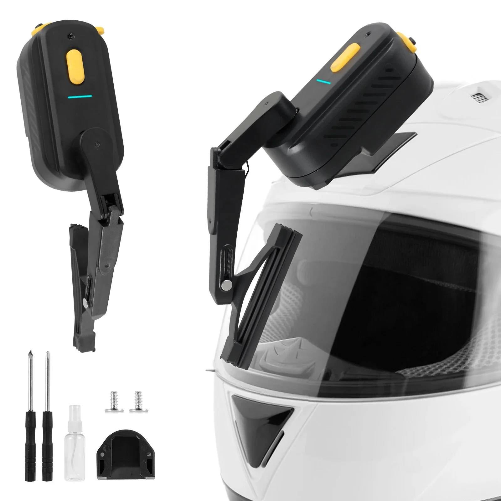 Motorcycle Helmet Wiper 1200mAh Rechargeable Motorcycle Helmet Windshield Wiper 2 Adjustable Speeds for Motorbike Helmet
Motorcycle Helmet Wiper 1200mAh Rechargeable Motorcycle Helmet Windshield Wiper 2 Adjustable Speeds for Motorbike Helmet