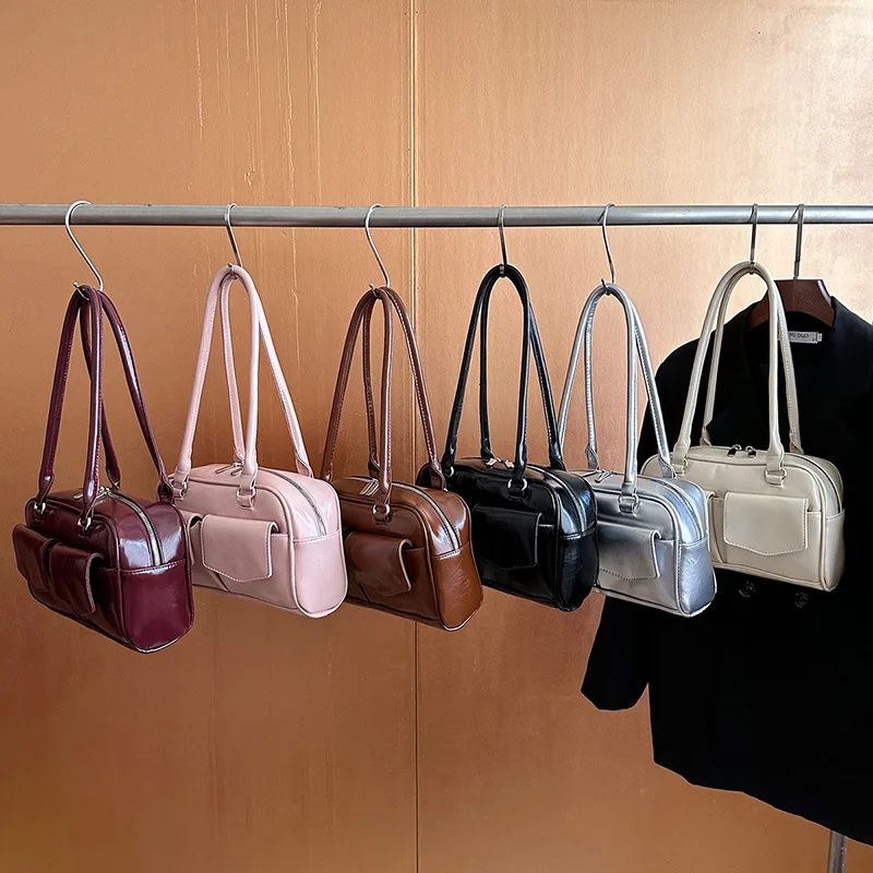  Бостонская сумка для боулинга 2025 года, стильный нишевый кошелек на плечо, компактная ручная сумка для подмышек для женщин, модная сумка через плечо
Бостонская сумка для боулинга 2025 года, стильный нишевый кошелек на плечо, компактная ручная сумка для подмышек для женщин, модная сумка через плечо 