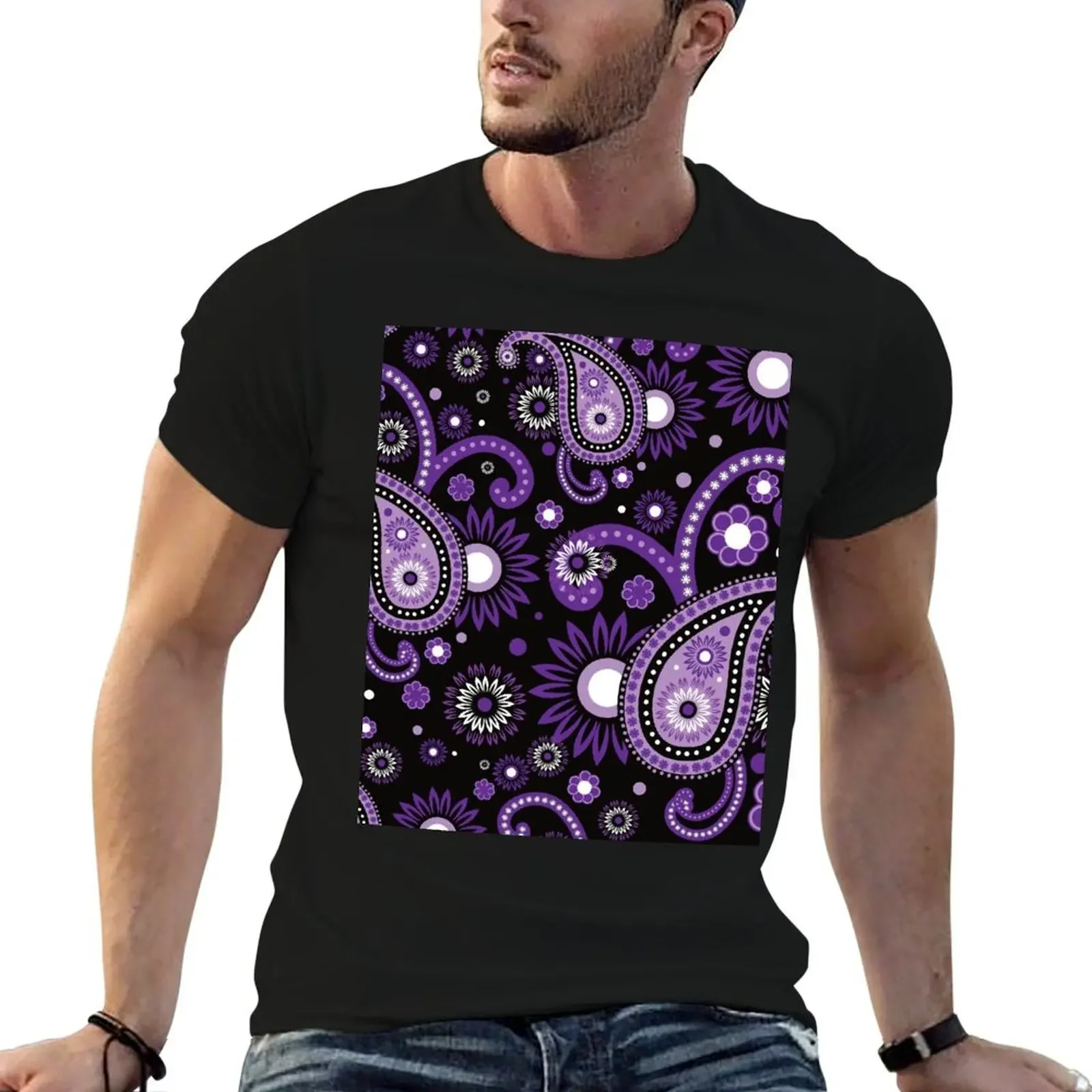 Violet and purple paisley T-Shirt new edition Funny t-shirt oversized t shirt tops mens t shirt
Violet and purple paisley T-Shirt new edition Funny t-shirt oversized t shirt tops mens t shirt