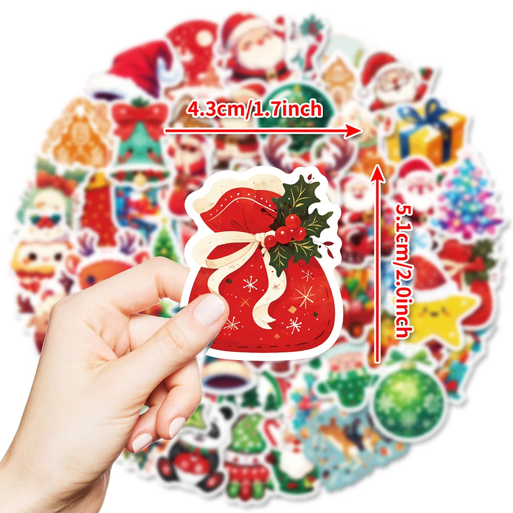 10/30/50/100pcs Cartoon Christmas Theme Stickers Cute Creative Graffiti Sticker DIY Scrapbook Suitcase Phone Decals Decoration
10/30/50/100pcs Cartoon Christmas Theme Stickers Cute Creative Graffiti Sticker DIY Scrapbook Suitcase Phone Decals Decoration