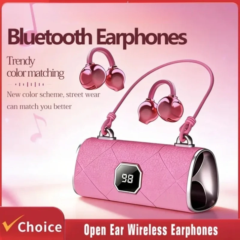Open Ear Wireless Earbuds 16H Battery Life LED Power Display Type-C Charging Sport Headphones For iPhone Android Daily Use
Open Ear Wireless Earbuds 16H Battery Life LED Power Display Type-C Charging Sport Headphones For iPhone Android Daily Use