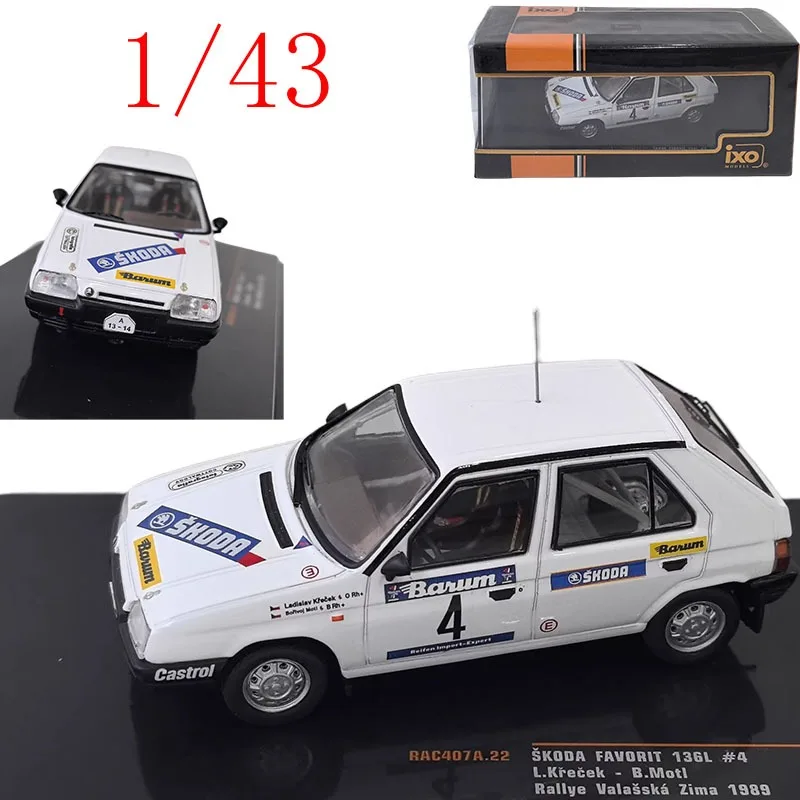 IXO Models Diecast 1:43 Scale ŠKODA Favorit 136L #4 (1989) Alloy Car Model 3-Door Hatchback
IXO Models Diecast 1:43 Scale ŠKODA Favorit 136L #4 (1989) Alloy Car Model 3-Door Hatchback
