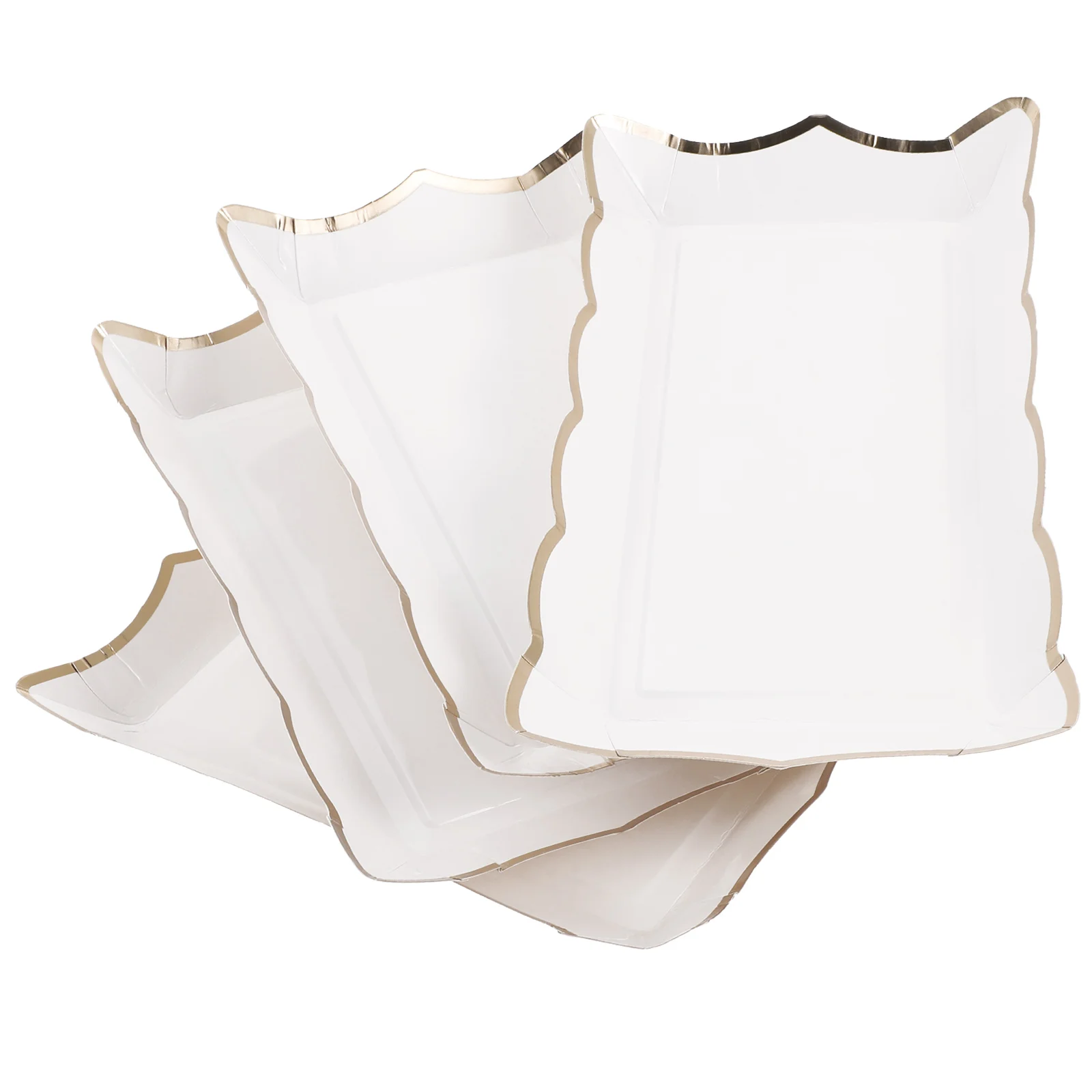 4 Pcs Square Paper Lace Plate Convenient Event Trays Serving Lemon Candy Display Containers for Party Fruit
4 Pcs Square Paper Lace Plate Convenient Event Trays Serving Lemon Candy Display Containers for Party Fruit