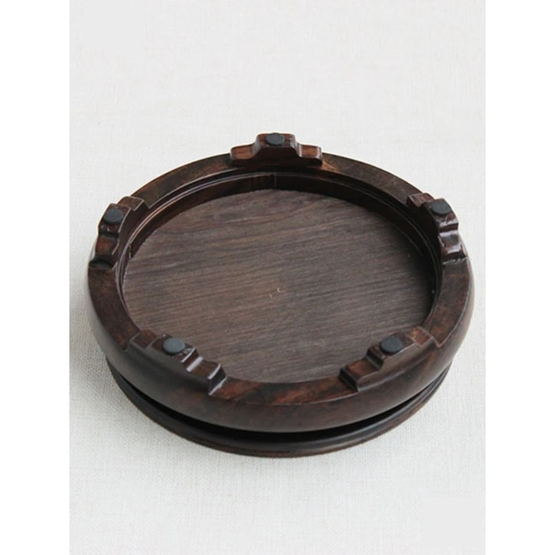 Solid wood rotating base, circular crafts, vases, teapots, gourds, fish tanks, ebony ornaments, wooden bottom bracket
Solid wood rotating base, circular crafts, vases, teapots, gourds, fish tanks, ebony ornaments, wooden bottom bracket