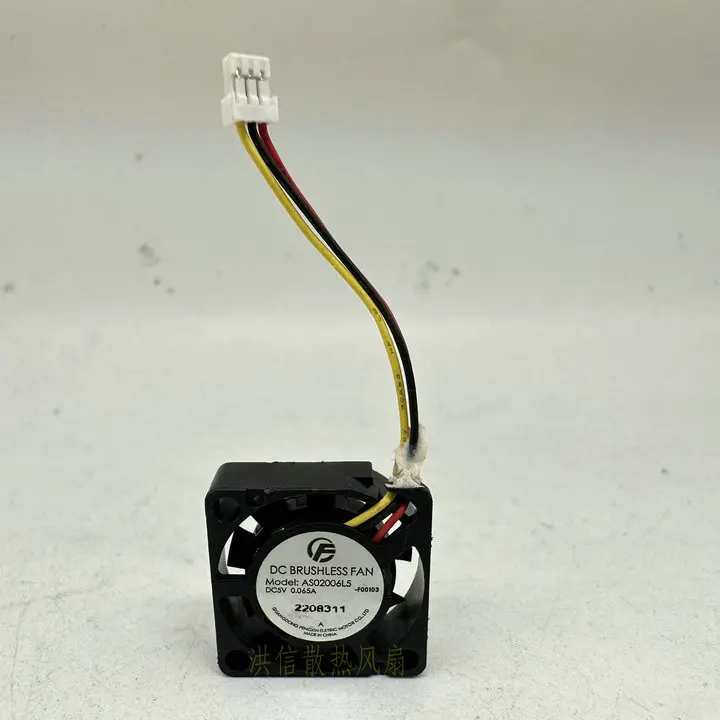 AS02006L5 DC 5 В 0,065 А 20x20x06 мм 3-проводной охлаждающий вентилятор для сервера
AS02006L5 DC 5 В 0,065 А 20x20x06 мм 3-проводной охлаждающий вентилятор для сервера