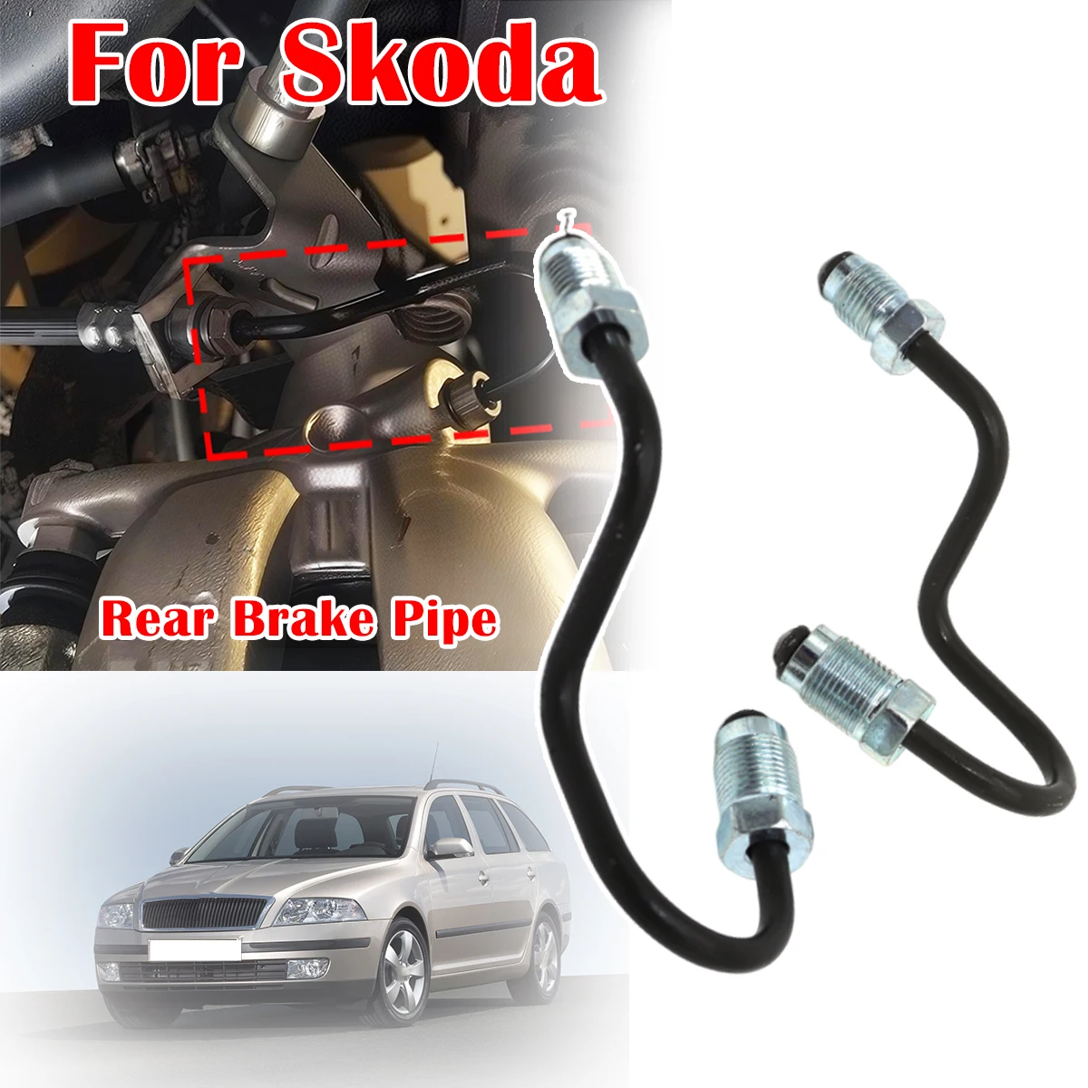Car Rear Brake Pipes Lines Hoses to Caliper Pair Axle Left Right Accessories Auto Parts For Skoda OCTAVIA 1Z SUPERB 3T YETI 5L
Car Rear Brake Pipes Lines Hoses to Caliper Pair Axle Left Right Accessories Auto Parts For Skoda OCTAVIA 1Z SUPERB 3T YETI 5L