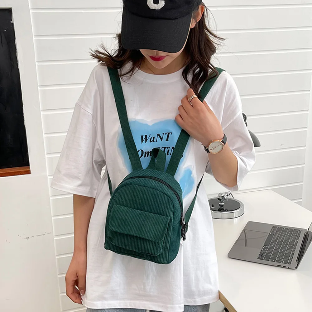 Women Fashion Mini Backpack Versatile Girls Bookbag Simple Retro Travel Backpack Book Bag for Travel
Women Fashion Mini Backpack Versatile Girls Bookbag Simple Retro Travel Backpack Book Bag for Travel
