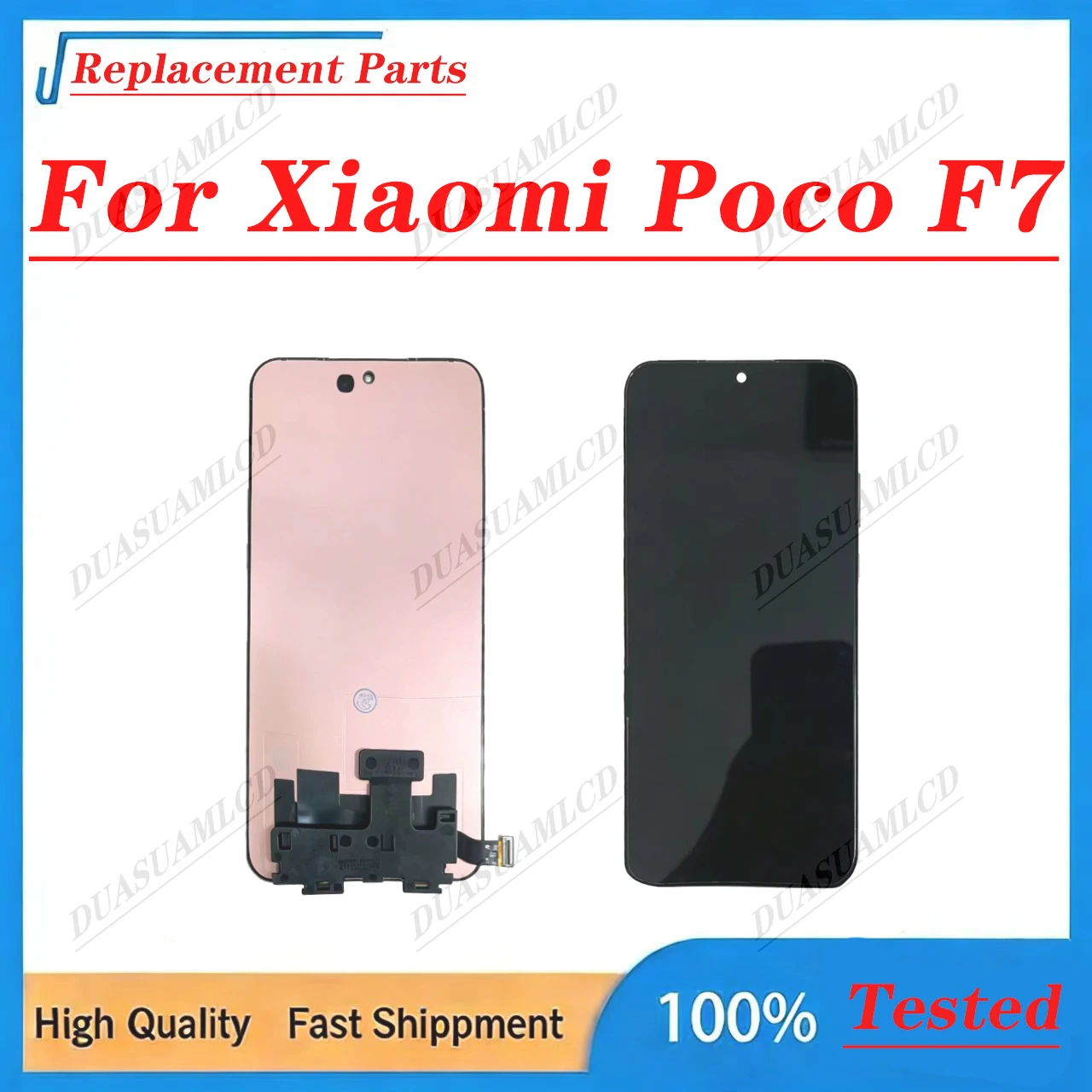 For Xiaomi POCO F7 5G Screen Replacement 6.83" AMOLED 120Hz Display 25053PC47G Touch Panel Digitizer Assembly
For Xiaomi POCO F7 5G Screen Replacement 6.83" AMOLED 120Hz Display 25053PC47G Touch Panel Digitizer Assembly