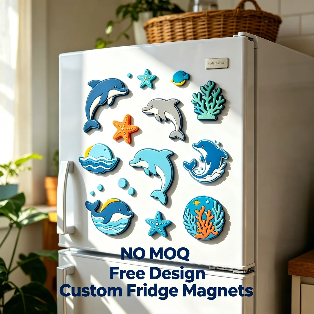 Custom Refrigerator Magnets Personalized Dolphin Starfish PVC Fridge Magnet Ocean Sea Animal Kids Kitchen Decor Gift
Custom Refrigerator Magnets Personalized Dolphin Starfish PVC Fridge Magnet Ocean Sea Animal Kids Kitchen Decor Gift
