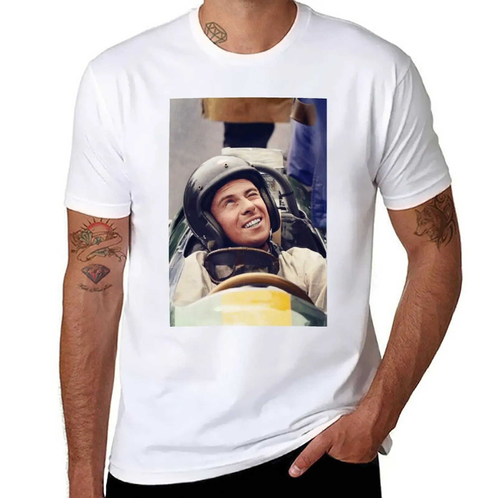 New Jim Clark in his Lotus T-Shirt funny t shirt oversized t shirts Blouse boys animal print shirt men clothing
New Jim Clark in his Lotus T-Shirt funny t shirt oversized t shirts Blouse boys animal print shirt men clothing