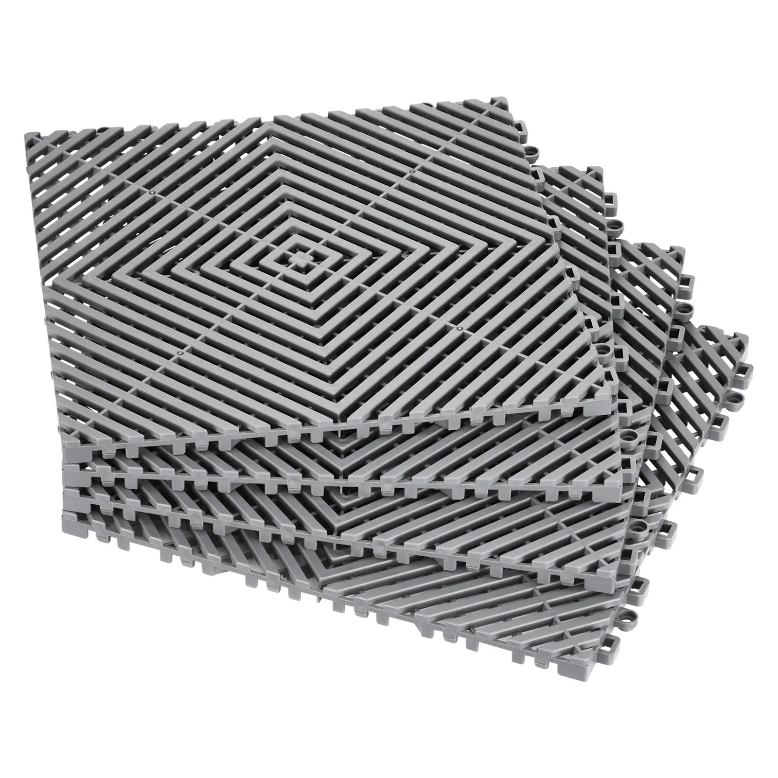 Модульные дренажные маты с блокировкой по технологии Interlocking, 12 x 12 дюймов, 40 шт., противоскользящие, серые, из полипропилена
Модульные дренажные маты с блокировкой по технологии Interlocking, 12 x 12 дюймов, 40 шт., противоскользящие, серые, из полипропилена