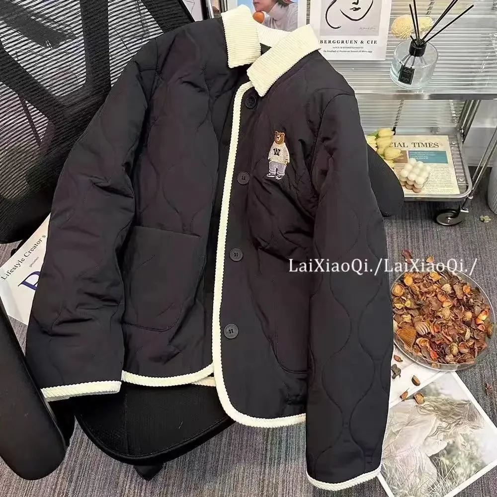 Корейские парки с милым медведем и вышивкой, большие куртки 2024, Ropa Mujer, осенне-зимняя одежда, повседневная мода, теплое винтажное пальто, топы
Корейские парки с милым медведем и вышивкой, большие куртки 2024, Ropa Mujer, осенне-зимняя одежда, повседневная мода, теплое винтажное пальто, топы