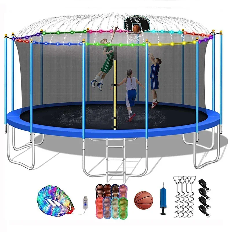 Factory Hot Sale Outdoor Fitness Use Trampoline Reusable Durable Big Trampoline With Safety Net
Factory Hot Sale Outdoor Fitness Use Trampoline Reusable Durable Big Trampoline With Safety Net