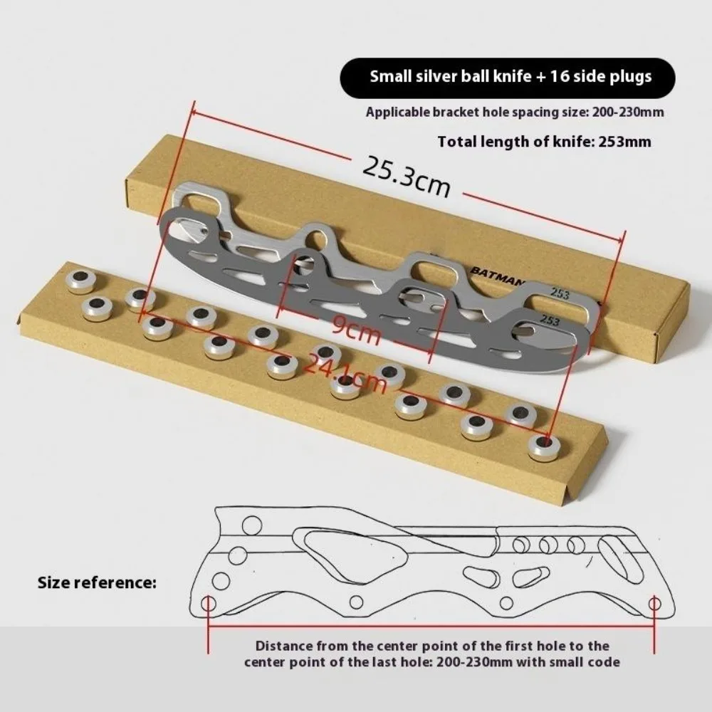Stainless Steel Ice Skating Blade Interchangeable Silver Figure Skate Blade Thick 253/290MM Skate Shoes Blade Adult and
Stainless Steel Ice Skating Blade Interchangeable Silver Figure Skate Blade Thick 253/290MM Skate Shoes Blade Adult and