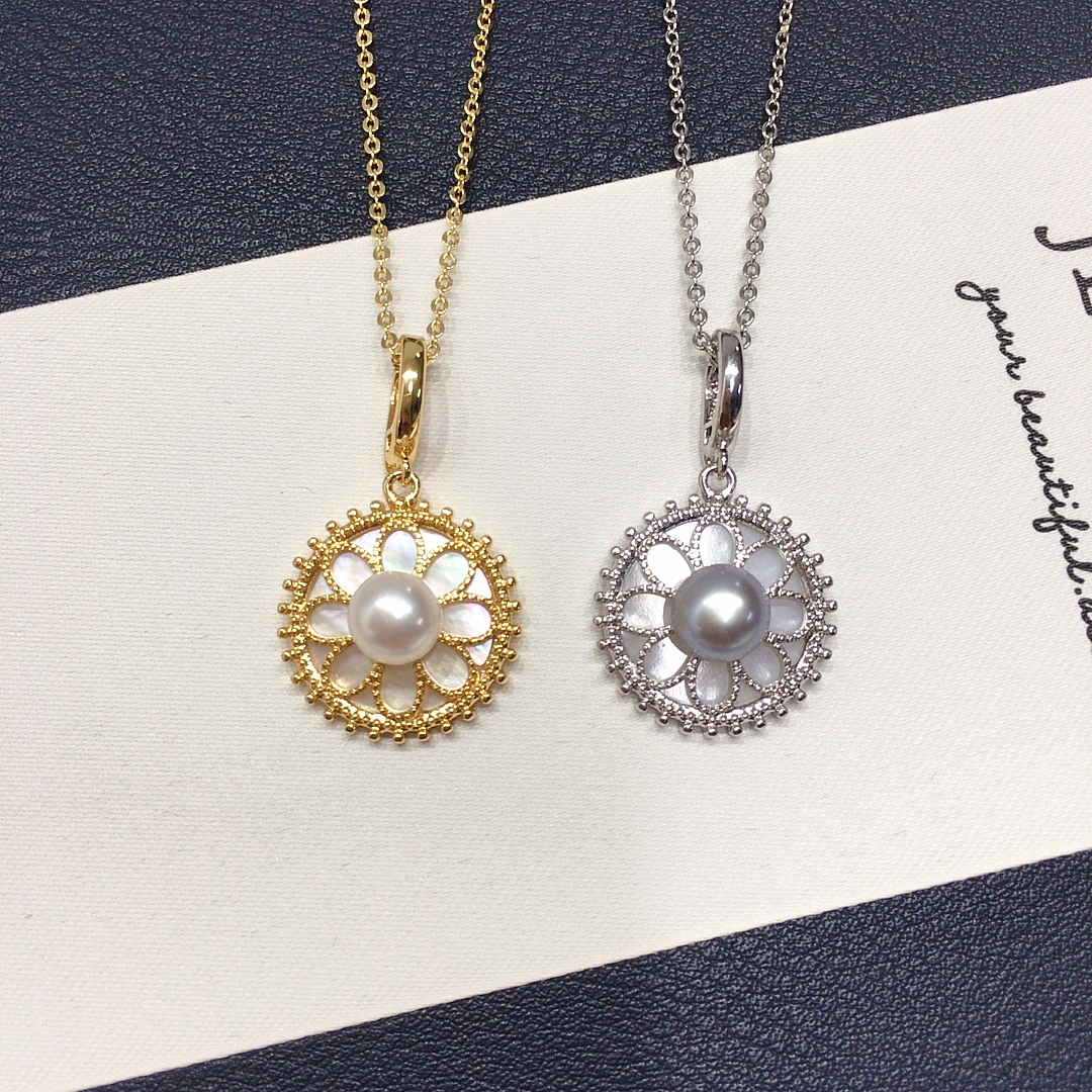 ZHBORUINI 7-8 Freshwater Pearl Pendant Rotundity High Jewelry Necklace Natural Seashells Simple Adjustable Buckle Fashion Gifts
ZHBORUINI 7-8 Freshwater Pearl Pendant Rotundity High Jewelry Necklace Natural Seashells Simple Adjustable Buckle Fashion Gifts