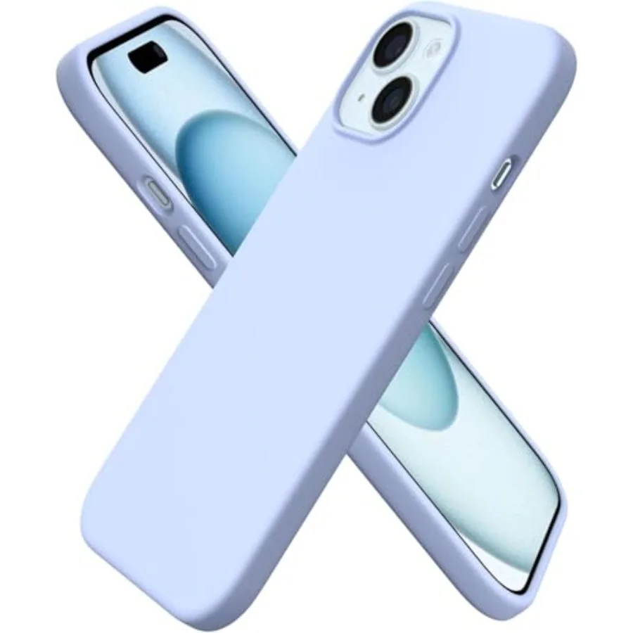 Compatible with iPhone 15 Case 6.1, Slim Liquid Silicone 3 Layers Full Covered Soft Gel Rubber Phone Case, Anti-Scratch Shockpr
Compatible with iPhone 15 Case 6.1, Slim Liquid Silicone 3 Layers Full Covered Soft Gel Rubber Phone Case, Anti-Scratch Shockpr