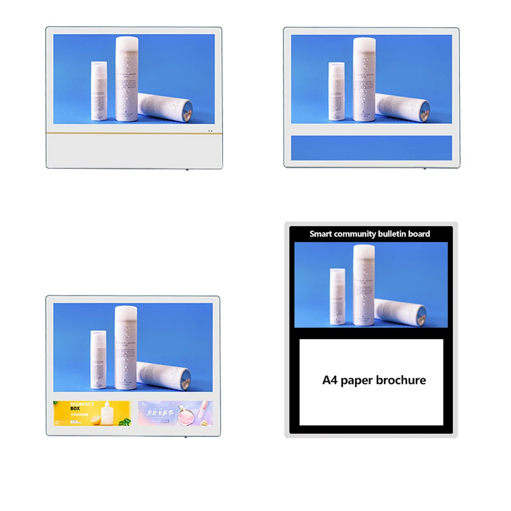 Anti-Glare Elevator Advertising Display | Retail Store Lcd Digital Signage | Wall-Mounted Ad Screen Kiosk For Optimal Viewing