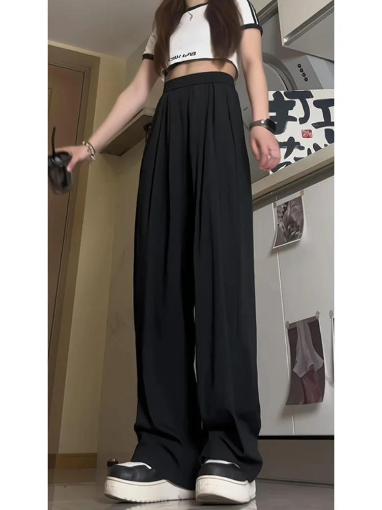 Ice Silk Men's Casual Pants Summer New Loose Straight Leg Thinning Drapey Comfortable Fashion Brand Breathable Long Trousers
Ice Silk Men's Casual Pants Summer New Loose Straight Leg Thinning Drapey Comfortable Fashion Brand Breathable Long Trousers
