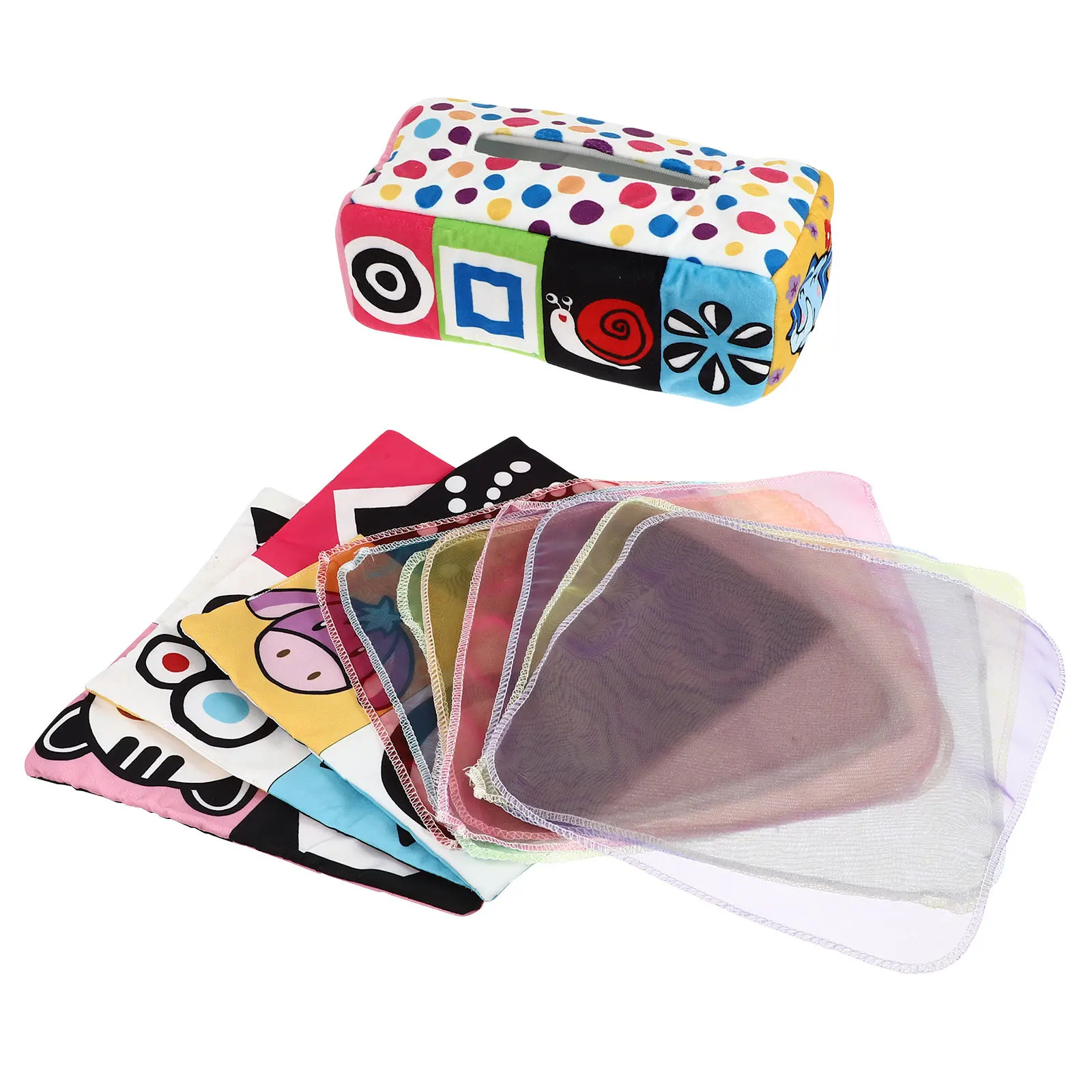 Sensory Infant Tissue Box Baby Early Development Soft Elephant Pattern Pulling Activity Enjoyment Fine Motor Hand Exercise
Sensory Infant Tissue Box Baby Early Development Soft Elephant Pattern Pulling Activity Enjoyment Fine Motor Hand Exercise