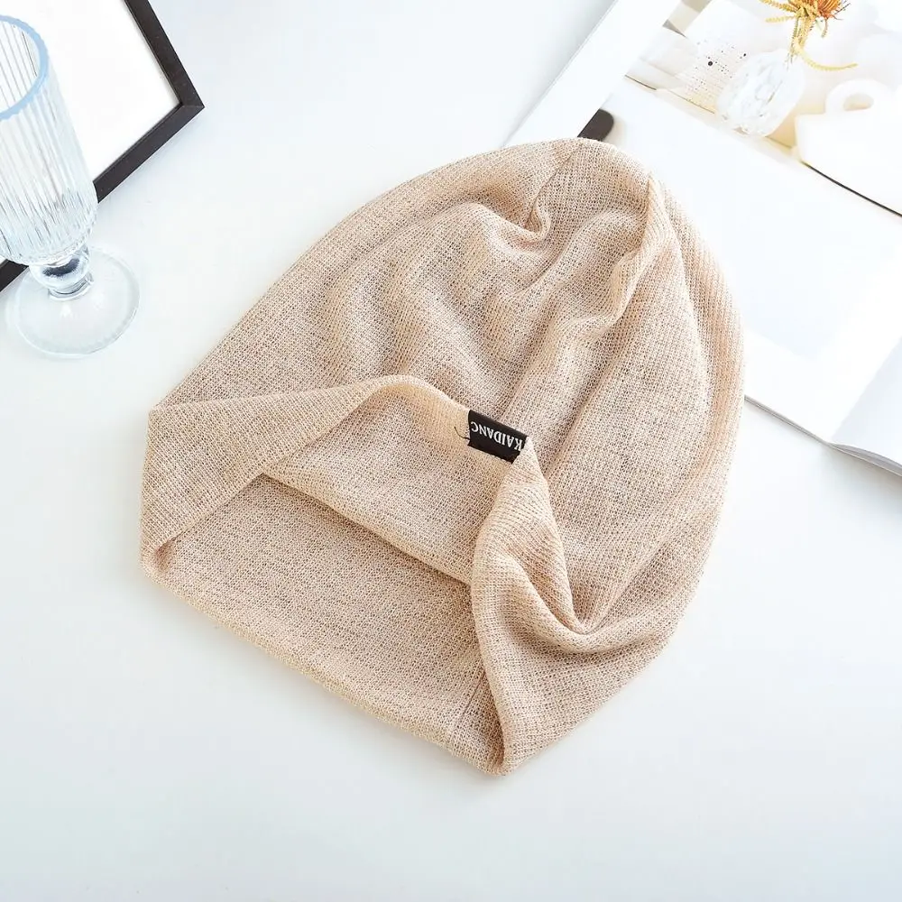 Тонкая дышащая шапка-пуловер из полиэстера, двухслойная мягкая вязаная уличная мешковатая тюбетейка, вязаная теплая модная шапка Баотоу 
Тонкая дышащая шапка-пуловер из полиэстера, двухслойная мягкая вязаная уличная мешковатая тюбетейка, вязаная теплая модная шапка Баотоу