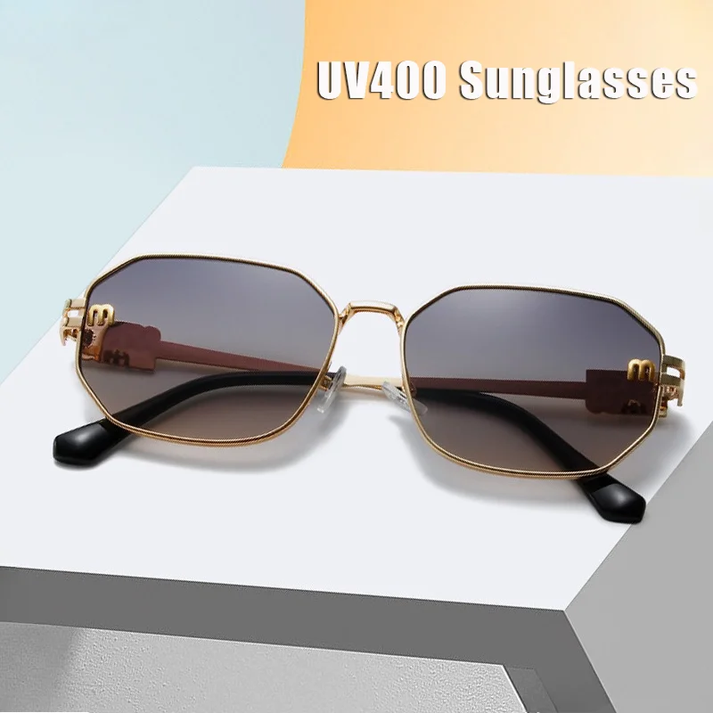 New Fashion Polygonal Sunglasses Men and Women Trend Metal Large Frame Sunglasses Outdoor UV400 Sunscreen Ultraviolet Glasses
New Fashion Polygonal Sunglasses Men and Women Trend Metal Large Frame Sunglasses Outdoor UV400 Sunscreen Ultraviolet Glasses