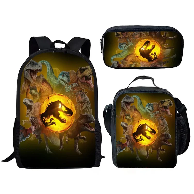 3pcs/Set Backpack Harajuku Dinosaur 3D Printed School Student Bookbag Anime Laptop Daypack Lunch Bag Pencil Case
3pcs/Set Backpack Harajuku Dinosaur 3D Printed School Student Bookbag Anime Laptop Daypack Lunch Bag Pencil Case