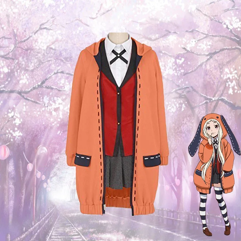 Anime Kakegurui Cosplay Figure Yomotsuki Runa Cosplay Costume JK School Girls Uniform Hoodie Halloween Dress Wigs For Women
Anime Kakegurui Cosplay Figure Yomotsuki Runa Cosplay Costume JK School Girls Uniform Hoodie Halloween Dress Wigs For Women