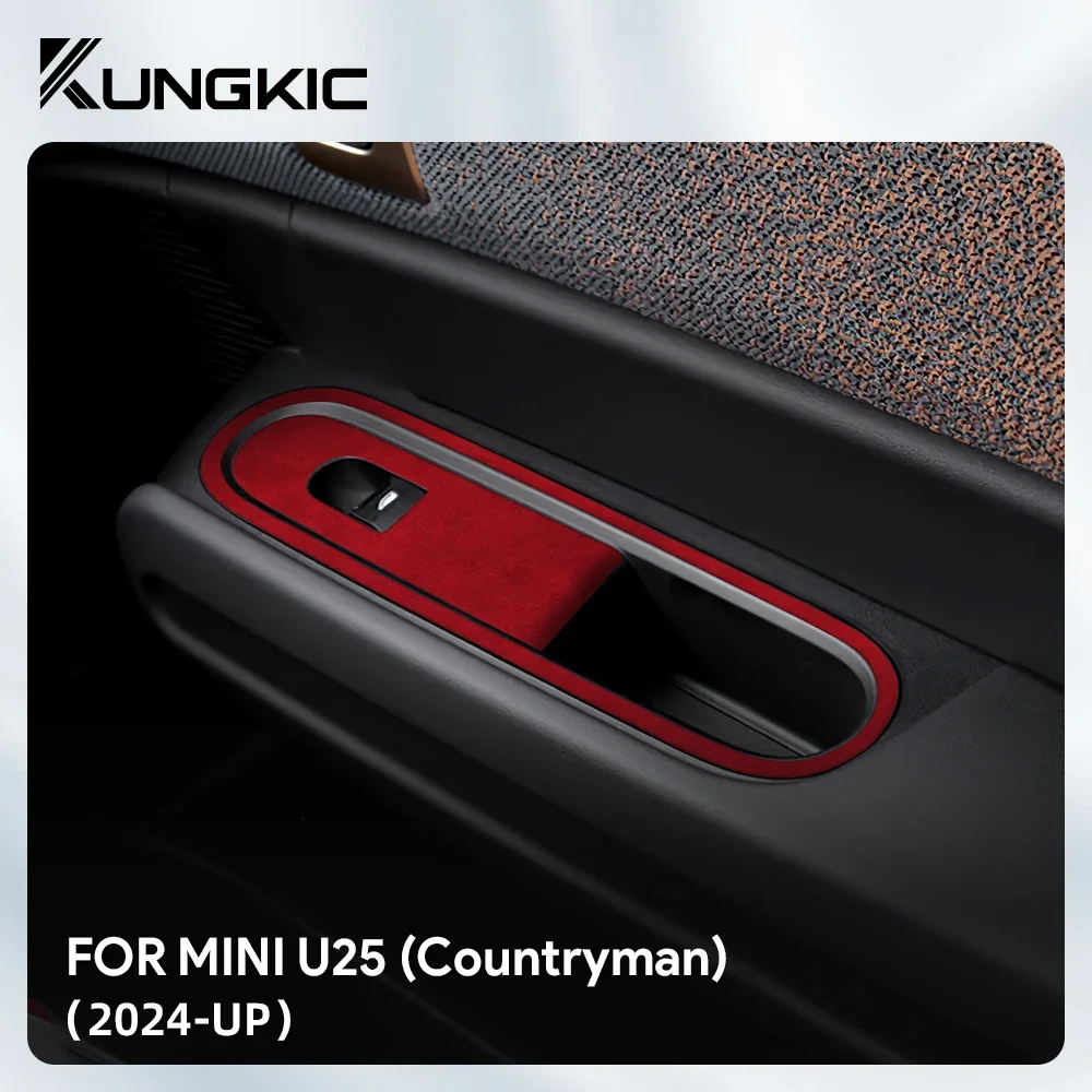 Итальянский верхний замшевый чехол для Mini Countryman U25 2024 2025, переключатель подъема окна двери автомобиля, рамка, наклейка, аксессуары для внутренней отделки
Итальянский верхний замшевый чехол для Mini Countryman U25 2024 2025, переключатель подъема окна двери автомобиля, рамка, наклейка, аксессуары для внутренней отделки