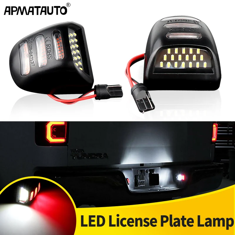 2PCS 18SMD LED License Plate Lights for Chevrolet Silverado 1500 2500 3500 Avalanche GMC Sierra Suburban Tahoe Cadillac Escalade
2PCS 18SMD LED License Plate Lights for Chevrolet Silverado 1500 2500 3500 Avalanche GMC Sierra Suburban Tahoe Cadillac Escalade