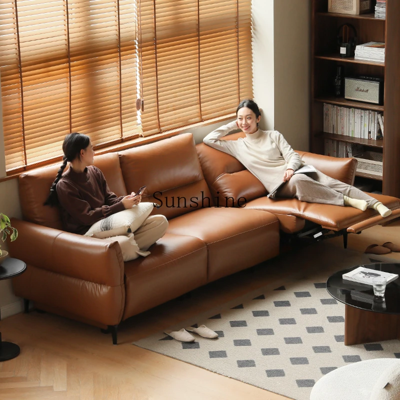 Zero wall electric sofa living room reclining and sleeping function leather sofa
Zero wall electric sofa living room reclining and sleeping function leather sofa