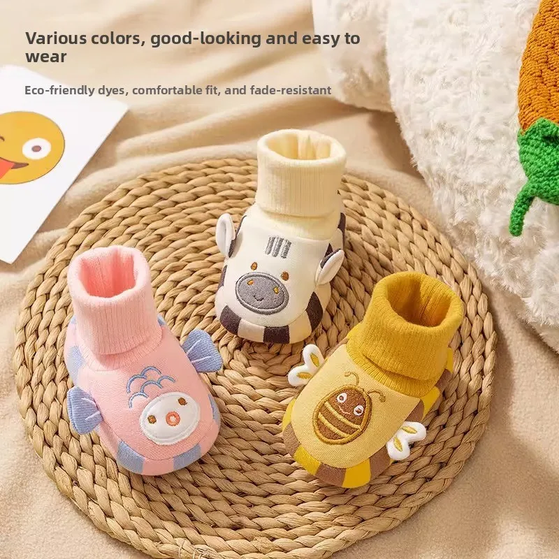 Детские пинетки, весенне-осенняя детская обувь для первых шагов, тканевая обувь на мягкой подошве для новорожденных, подходит для детей 0-3 месяцев, противоскользящая
Детские пинетки, весенне-осенняя детская обувь для первых шагов, тканевая обувь на мягкой подошве для новорожденных, подходит для детей 0-3 месяцев, противоскользящая