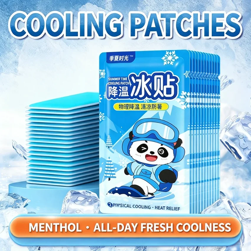 Summer Heat Dissipation and Cooling Multi-Functional Ice Patches, Adult Cooling Gel Patches Relieve Fever, Pain and Discomfort
Summer Heat Dissipation and Cooling Multi-Functional Ice Patches, Adult Cooling Gel Patches Relieve Fever, Pain and Discomfort