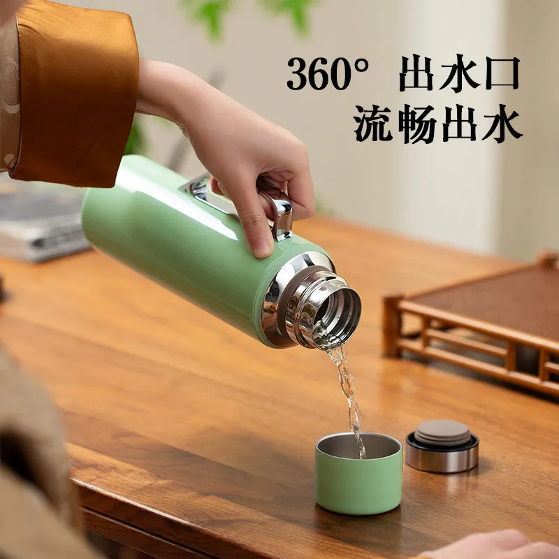 Teapot large-capacity insulation pot 316 stainless steel old white tea stuffy teapot wholesale long-term insulation
Teapot large-capacity insulation pot 316 stainless steel old white tea stuffy teapot wholesale long-term insulation