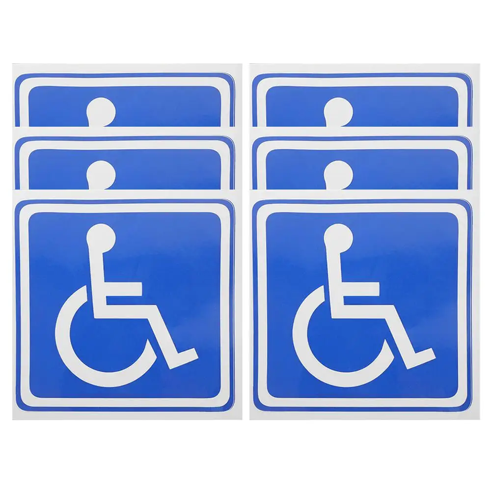 6 Sheets Disabled Signage Wheelchair Stickers for Cars Handicapped Tag Nail Symbol Labels Body
6 Sheets Disabled Signage Wheelchair Stickers for Cars Handicapped Tag Nail Symbol Labels Body