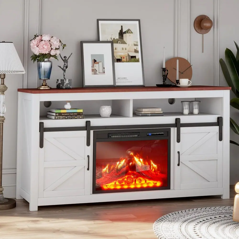Fireplace TV Stand for TVs up to 65, Entertainment Center with Storage, 23 Electric Fireplace Insert Heater with Remote Control
Fireplace TV Stand for TVs up to 65, Entertainment Center with Storage, 23 Electric Fireplace Insert Heater with Remote Control