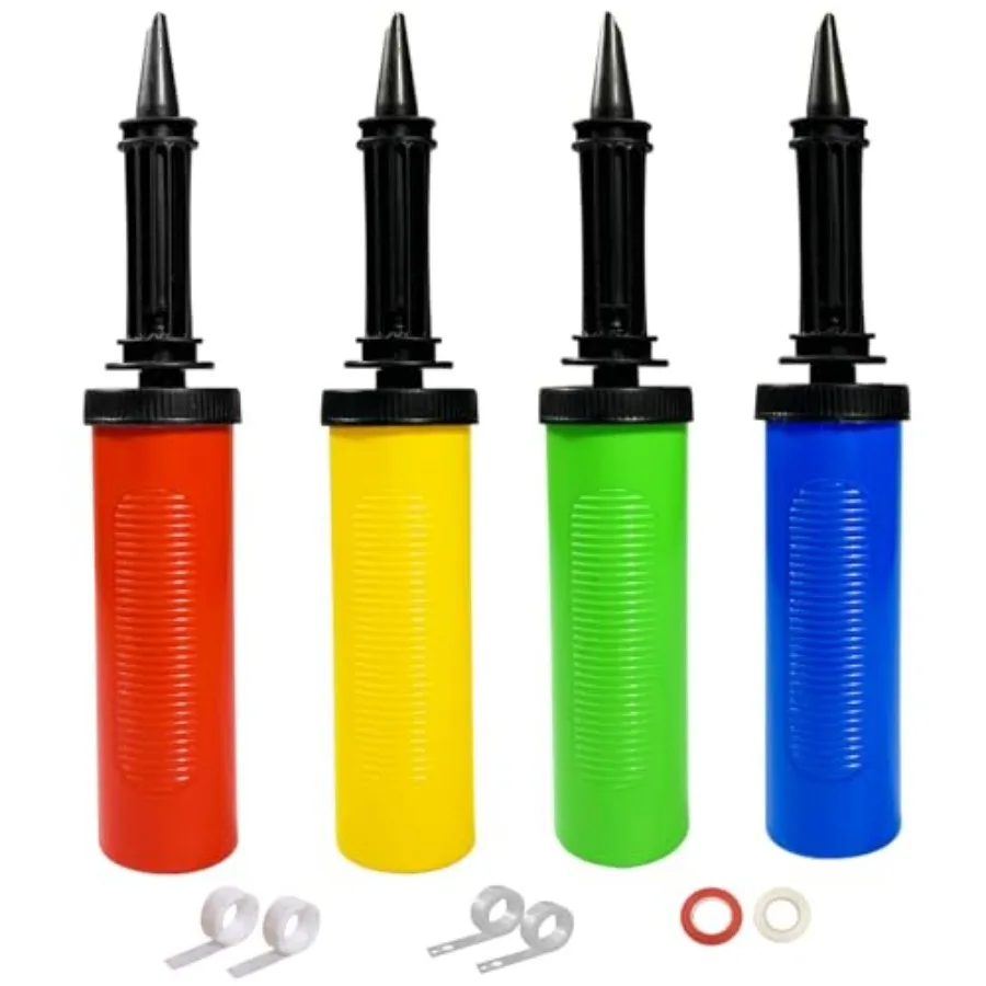 4 Pcs Handheld Balloon Pumps, Labor-saving & Fast Inflation, Ideal for Party & Birthday Decor
4 Pcs Handheld Balloon Pumps, Labor-saving & Fast Inflation, Ideal for Party & Birthday Decor