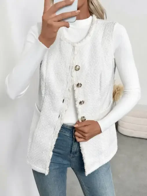New Style High-End Elegant Cardigan Vest for Women In Autumn 2025 Temperament Commuting Women's Fashion Vest Cardigan
New Style High-End Elegant Cardigan Vest for Women In Autumn 2025 Temperament Commuting Women's Fashion Vest Cardigan