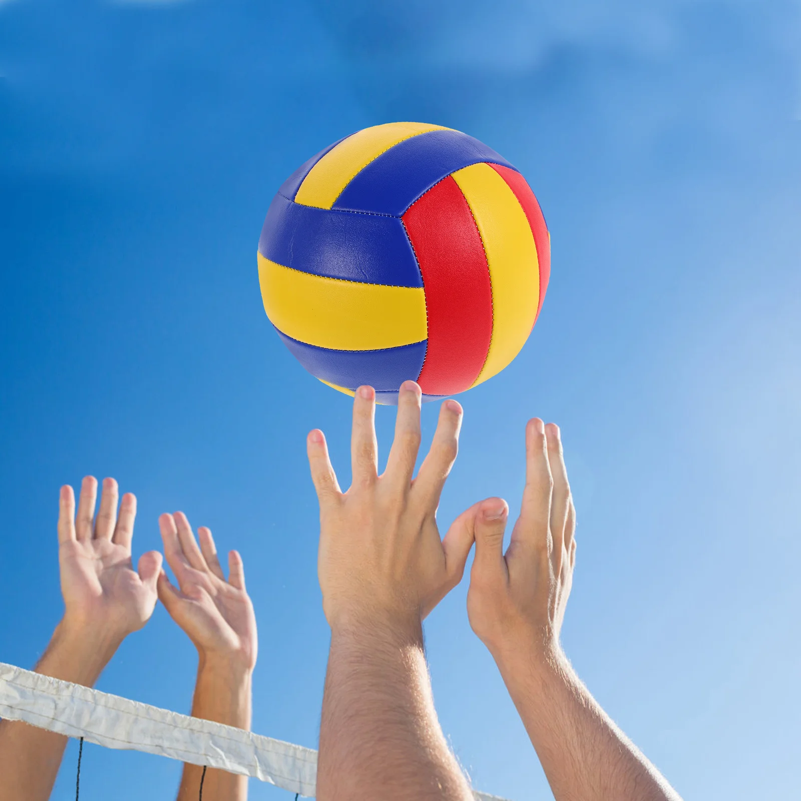 Machine-Stitched Soft Volleyball Beach Volleyball for Indoor Outdoor Training Practice Youth Beginners Water Sports Ball
Machine-Stitched Soft Volleyball Beach Volleyball for Indoor Outdoor Training Practice Youth Beginners Water Sports Ball