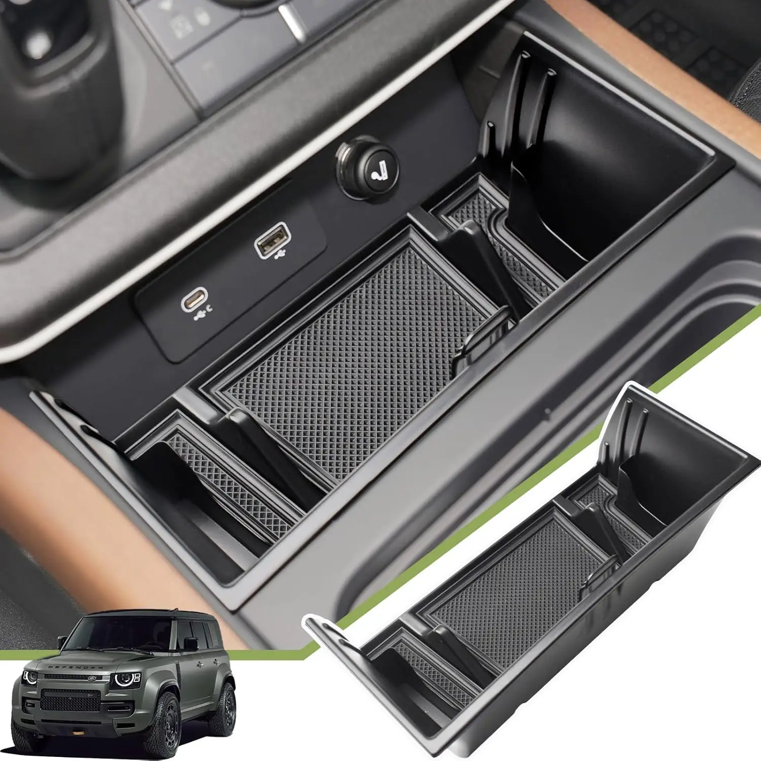 Tucknbox Center Console Organizer Compatible with Land Rover Defender 2020-2024 Interior Accessories Car Storage Box Insert Tray
Tucknbox Center Console Organizer Compatible with Land Rover Defender 2020-2024 Interior Accessories Car Storage Box Insert Tray