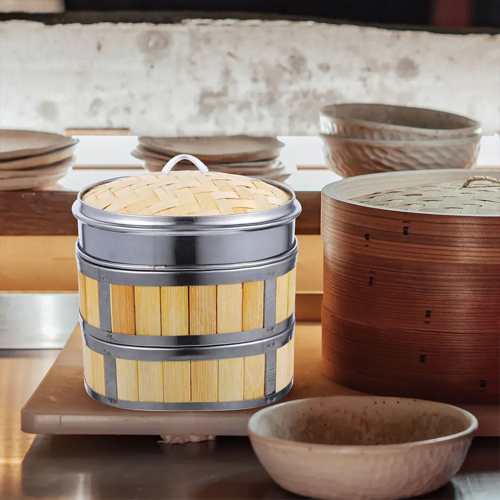 1Set Bamboo Steamer Basket Premium Material Food Steamer Pot Cooking Bun Dumpling Vegetable Steam Basket
1Set Bamboo Steamer Basket Premium Material Food Steamer Pot Cooking Bun Dumpling Vegetable Steam Basket