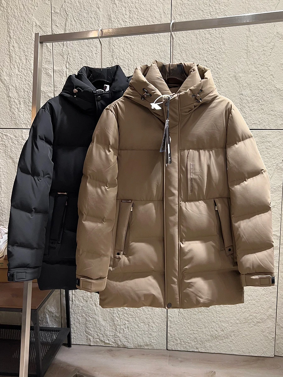 Men's Winter Thickened Warm Mid-Length Hooded down Jacket Duck down ODM Company Single Anti-Cold Fashionable Urban Style
Men's Winter Thickened Warm Mid-Length Hooded down Jacket Duck down ODM Company Single Anti-Cold Fashionable Urban Style