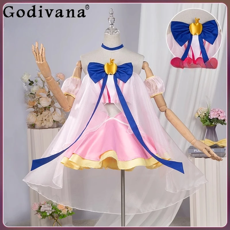 Princess Cos Big Bow Skirt Set for Women Collarless Halloween Party Full Outfits Female Uniform Role Play Stage Suits
Princess Cos Big Bow Skirt Set for Women Collarless Halloween Party Full Outfits Female Uniform Role Play Stage Suits