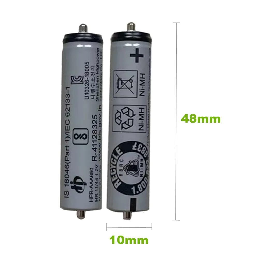 2 шт. 1,2 В 700 мАч NI-MH аккумулятор для бритв Braun 10B 20B 180 190S-1 1735 2775 2776 2865 2864 2866 5732 5733 5734 1775 Z40
2 шт. 1,2 В 700 мАч NI-MH аккумулятор для бритв Braun 10B 20B 180 190S-1 1735 2775 2776 2865 2864 2866 5732 5733 5734 1775 Z40