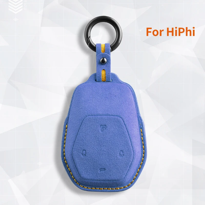 Для HIPHI Y X 2023 Hiphi Z Алькантара чехол для дистанционного ключа от машины держатель оболочка брелок для HIPHI
Для HIPHI Y X 2023 Hiphi Z Алькантара чехол для дистанционного ключа от машины держатель оболочка брелок для HIPHI