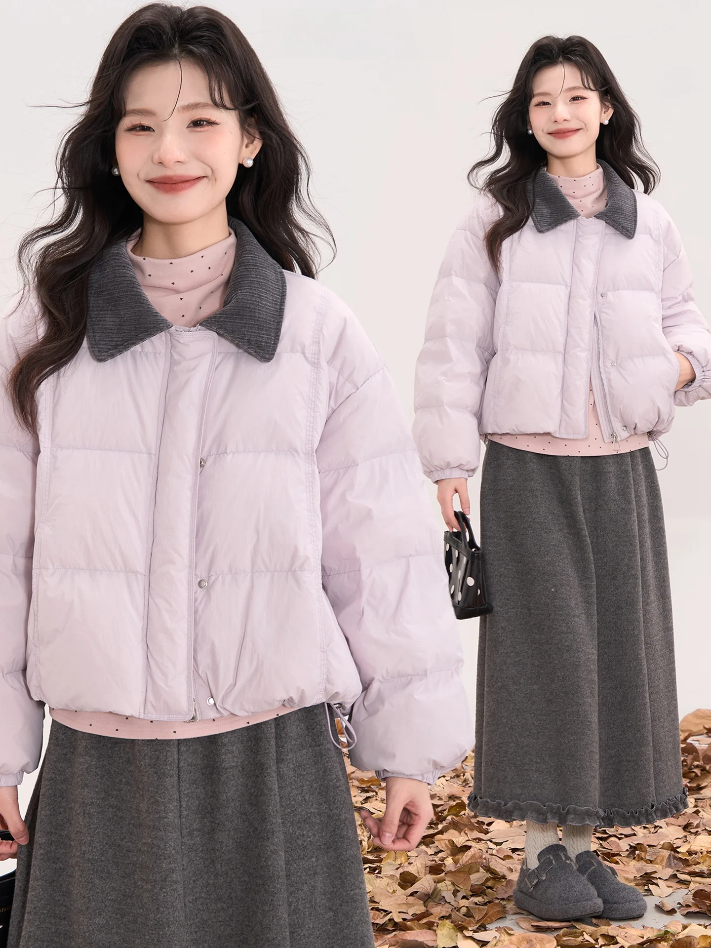 Heme Women's Quilted down Jaet Blo Pattern Corduroy Stand Collar Warm Casual Sle Zipper Closure Long Sve ort Coat
Heme Women's Quilted down Jaet Blo Pattern Corduroy Stand Collar Warm Casual Sle Zipper Closure Long Sve ort Coat