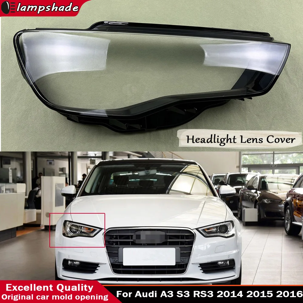 Car Front Headlight Lens Cover Auto Shell Headlamp Cover Lampshade Transparent For Audi A3 S3 RS3 2014 2015 2016
Car Front Headlight Lens Cover Auto Shell Headlamp Cover Lampshade Transparent For Audi A3 S3 RS3 2014 2015 2016