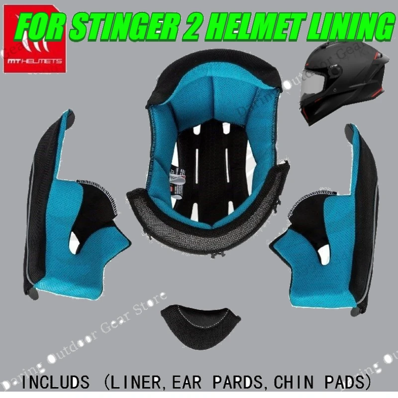 Helmets Lining for MT STINGER 2 Thor 3 Helmet Replacement Lining Including Ear Lining Motociclista Accesorios capacete de moto
Helmets Lining for MT STINGER 2 Thor 3 Helmet Replacement Lining Including Ear Lining Motociclista Accesorios capacete de moto