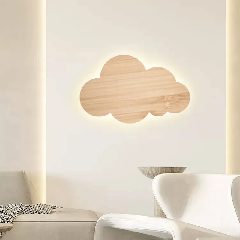 Creative Cloud Wall Lights LED Baby Room Kid Bedroom Lamp Dining Room Attic Home Warm Decoration Dimmable Switch Wood Wall Light
Creative Cloud Wall Lights LED Baby Room Kid Bedroom Lamp Dining Room Attic Home Warm Decoration Dimmable Switch Wood Wall Light