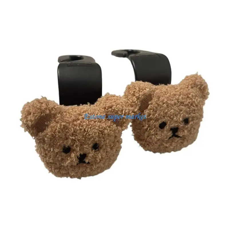 090B 2 Pieces Lovely Bear Stroller Hook Stroller Diaper Bag Hanger for Indoor Outdoor Home Bedroom Office for Creative
090B 2 Pieces Lovely Bear Stroller Hook Stroller Diaper Bag Hanger for Indoor Outdoor Home Bedroom Office for Creative